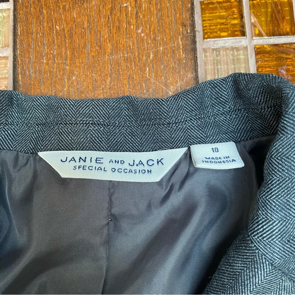 Janie and Jack Special Occasion Wool Blazer Boy